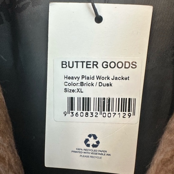 Butter NWT Jacket w/Hood Brown & Purple Size XL Tartan Outlander Vibe - Picture 11 of 16